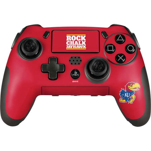 University of Kansas Rock Chalk Jayhawk PlayStation Scuf Vantage 2 Controller Skin
